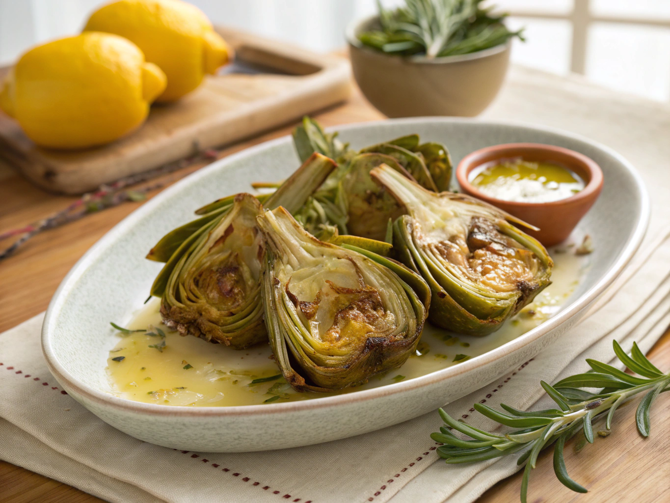 Crispy fried artichokes with aioli